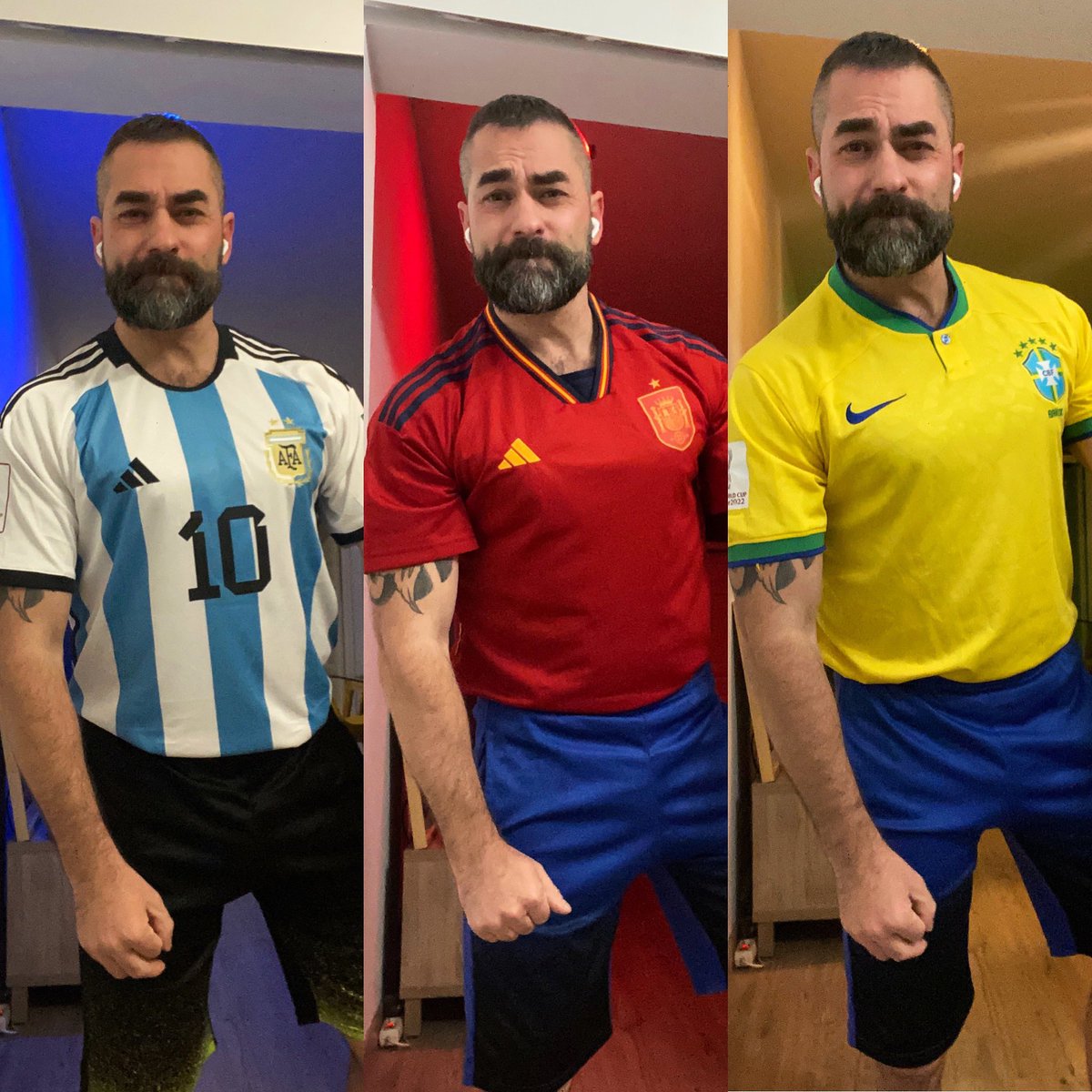 This is my top 3 for the soccer world cup in Qatar.  For you?

#worldcup #qatar2022 #brazil #spain #argentina