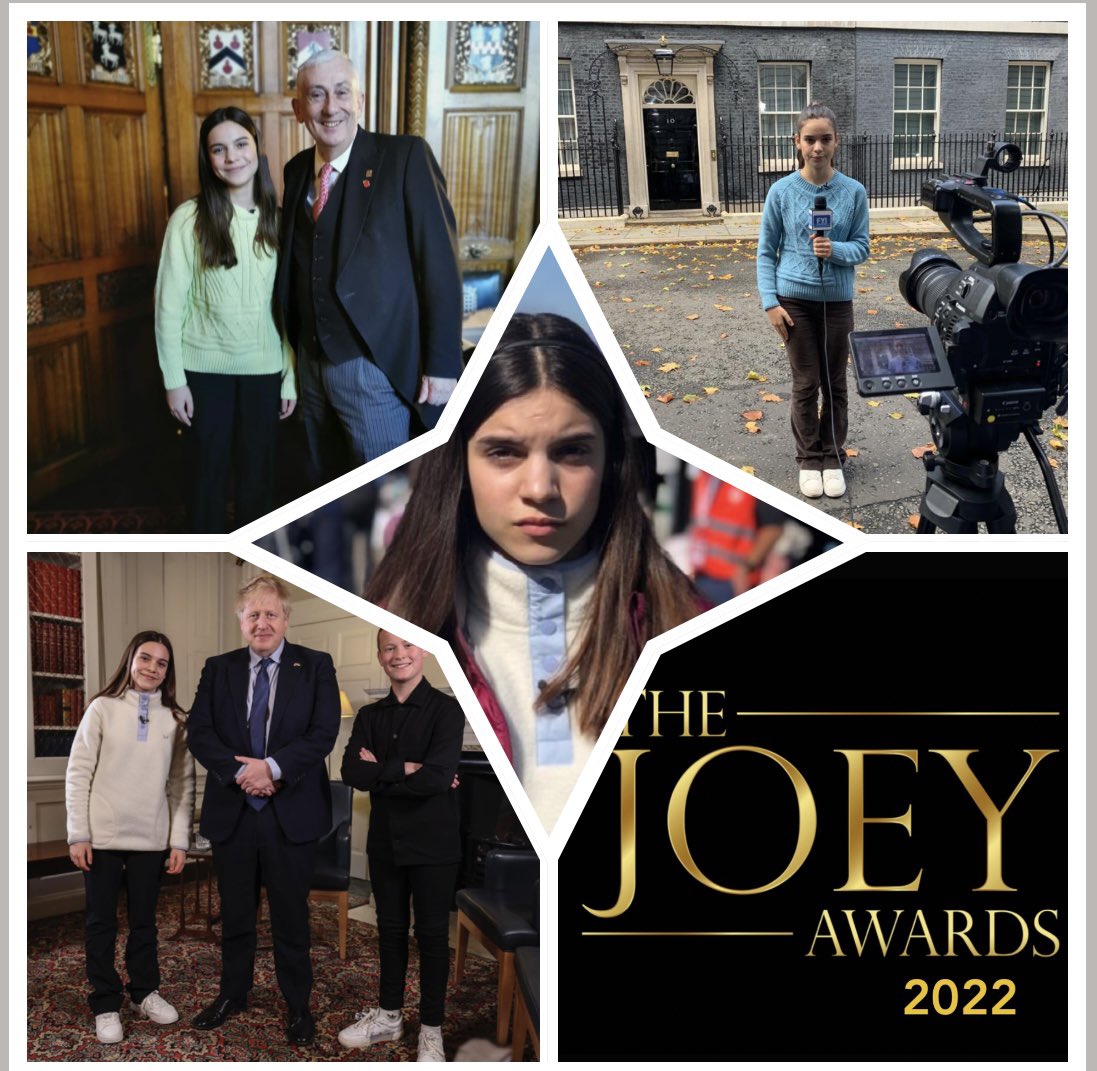 scarlett_gina's tweet photo. Thank you so much. I am overjoyed to receive a #joeyaward for βBest host/news reporterβ
#kidswannaknow #awardwinning #presenter #youngpresenter #news4kidsbykids
@FYI_SkyTV @FreshStart_TV https://t.co/O3i2Vnpwjj