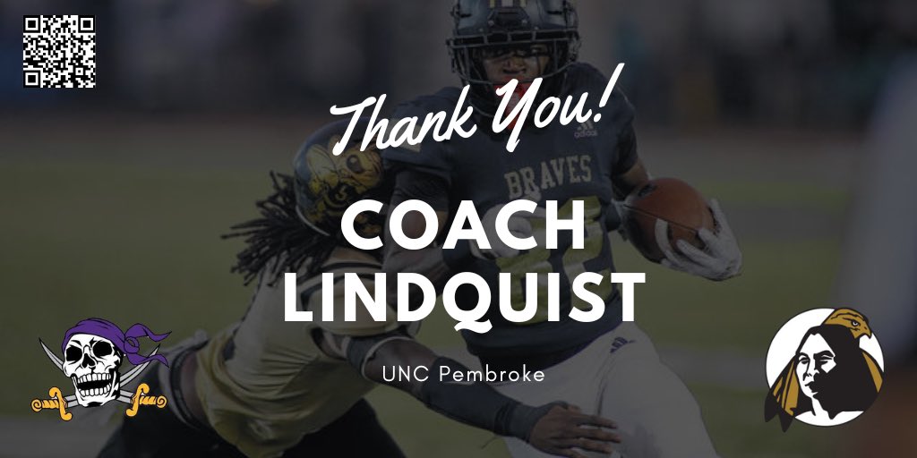 Huge thanks to @CoachL_UNCP from @UNCP_Football for paying us a visit today to talk about our student-athletes! 

#NextLevelBucs 😈