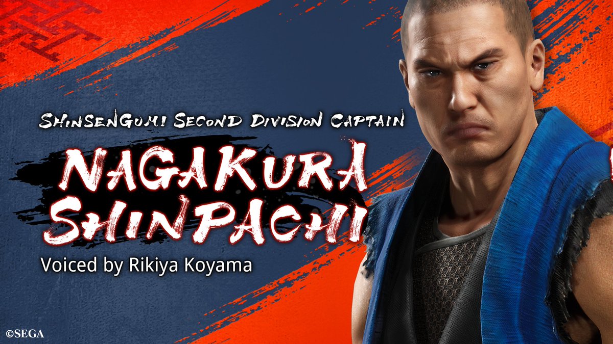 Man of principle. One of the Shinsengumi's oldest members and a fighter on par with Hijikata, Nagakura stands apart from the organization's self-interested officers. #LikeaDragonIshin