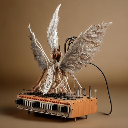 fabianstelzer's tweet photo. hyperpersonalized AI models are pretty exciting

you can easily fine tune stablediffusion to consistently create multitudes of any sort of niche thing via dreambooth et al

i wonder how many sufficiently distinct vibe-tunes "exist"? 

enjoying my new weird-synthstruments model: https://t.co/eTCMobIKwl