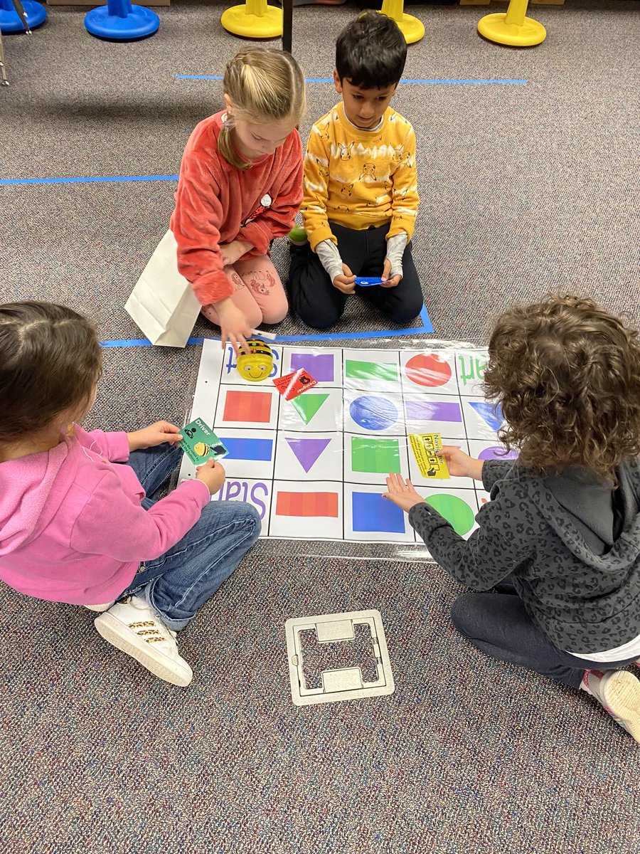 MrsAndersonLCPS's tweet photo. We loved using the Bee Bots to practice our math unit on shapes! Thank you, Mrs. Valenti, for collaborating with us! #spottedatLOW @LowesIslandElem https://t.co/jBW11N5j7N