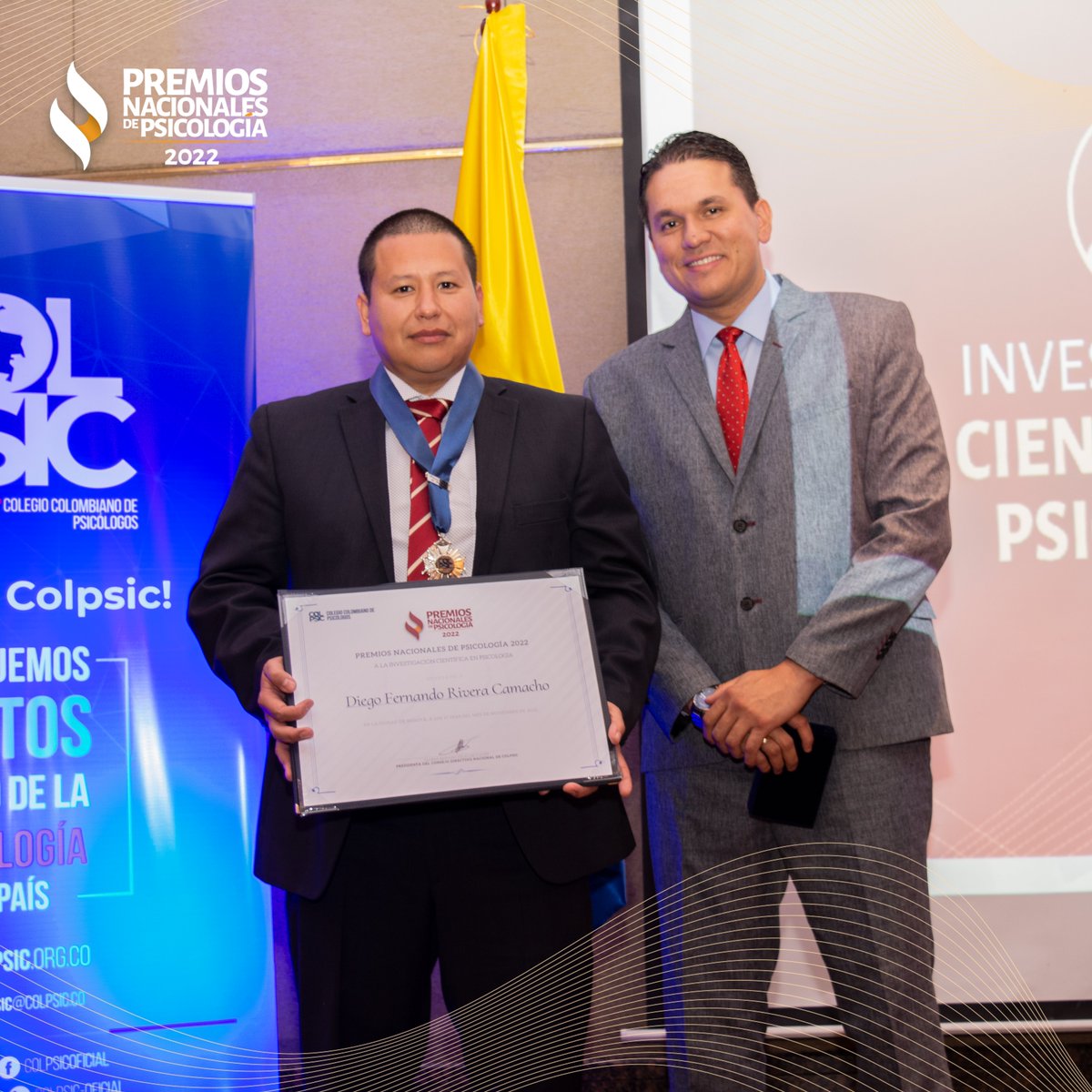 ColpsicOficial's tweet photo. Conoce a todos los ganadores de los Premios Nacionales de Psicología 2022 en las diferentes categorías aquí: https://t.co/AsxdtkCr79 https://t.co/ycWT4Bubbg