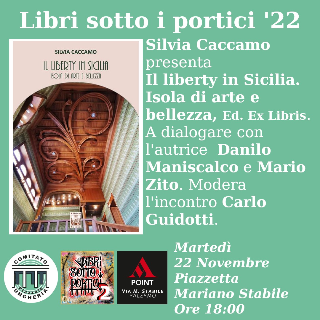 gcarlo74's tweet photo. Vi aspettiamo domani alle 18.00 presso Mondadori Point di via Mariano Stabile a Palermo per parlare del Liberty, presentando "Il Liberty in Sicilia - Isola di arte e bellezza" con Silvia Caccamo, Mario Zito e Danilo Maniscalco. Volume prodotto da @edexlibris #liberty #artnouveau https://t.co/880oricnwD