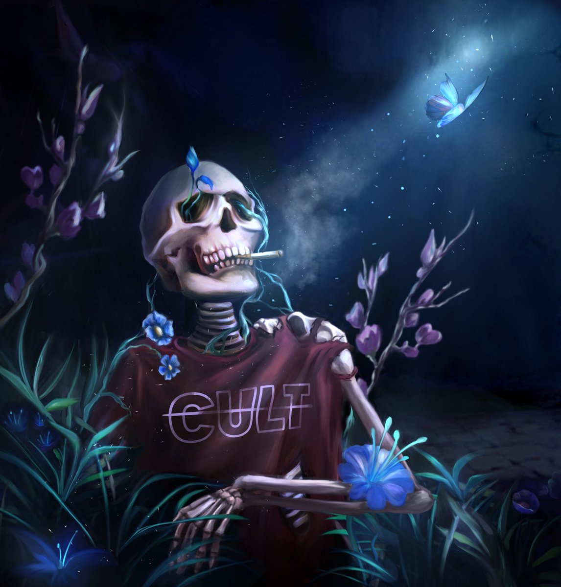 /peaceful 

💜I have entered the avril15 s3 fan art competition! to see all entries - premint.xyz/avril15-s3-fan…

🎴Also available on foundation. 
🎴Reserve: 0.15 $ETH