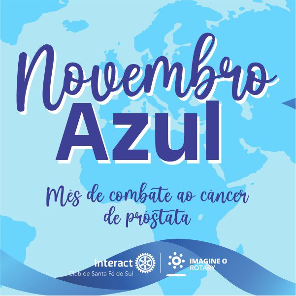 interactsfs's tweet image. No mês de Novembro é o mês mundial de combate ao câncer de próstata e tem por objetivo alertar a todos sobre a importância de conhecer essa doença e da realização de um diagnóstico precoce sobre ela.
🔅💙🔅