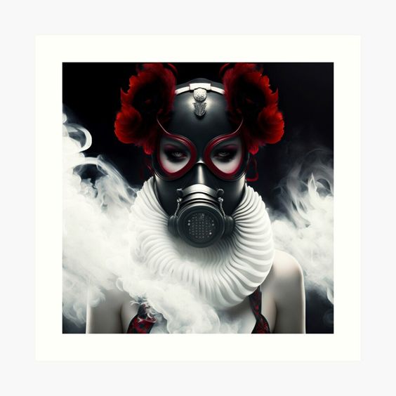 New:redbubble.com/shop/ap/132826…
 #artprint #merch #woman #gasmask #apocalypse #cyberpunk #mask #smoke #future #scifi #scifiart #digitalart #ai #conceptartist #digitalart #redbubble #redbubblestore #redbubbleshop #onlineshopping #toxic #postapocalyptic #red <a href="/redbubble/">Redbubble</a>