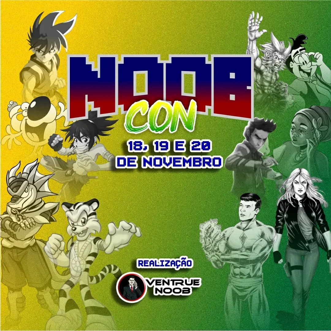 medalhazero's tweet photo. No sábado tive a honra de fazer um workshop online na Noob Con onde o Garra foi homenageado na arte do evento junto com outros artistas nacionais que eu admiro, e no domingo estive presencialmente no Heromix na cidade de Mauá aqui em São Paulo.
#noobcon #ventruenoob #heromix https://t.co/RiZC7V9w30