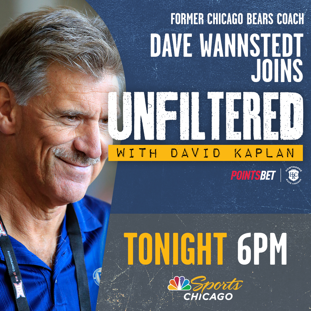NBCSBigTen's tweet photo. Is Luke Getsy running Justin Fields TOO much? @thekapman asks @CoachWannstedt on today's show! #UnfilteredNBC 

@NBCSChicago | ⏰: 6:00pm CT https://t.co/v5QHiDISHy