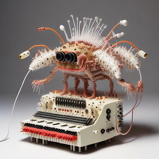 fabianstelzer's tweet photo. hyperpersonalized AI models are pretty exciting

you can easily fine tune stablediffusion to consistently create multitudes of any sort of niche thing via dreambooth et al

i wonder how many sufficiently distinct vibe-tunes "exist"? 

enjoying my new weird-synthstruments model: https://t.co/eTCMobIKwl
