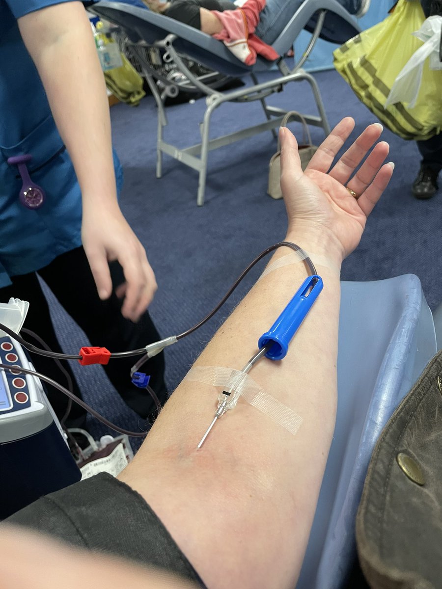 Blood donation done, a bit cold tonight but the cheddars and squash helped. <a href="/GiveBloodNHS/">NHS Blood Donation 🩸🩹</a> <a href="/NHSBT/">NHS Blood+Transplant</a>