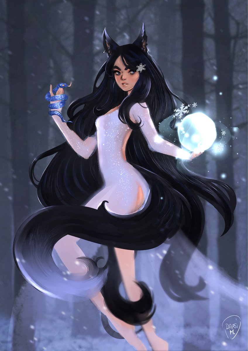 「Kitsune are an underrated race in DnD an」|Alexiel Aprilのイラスト