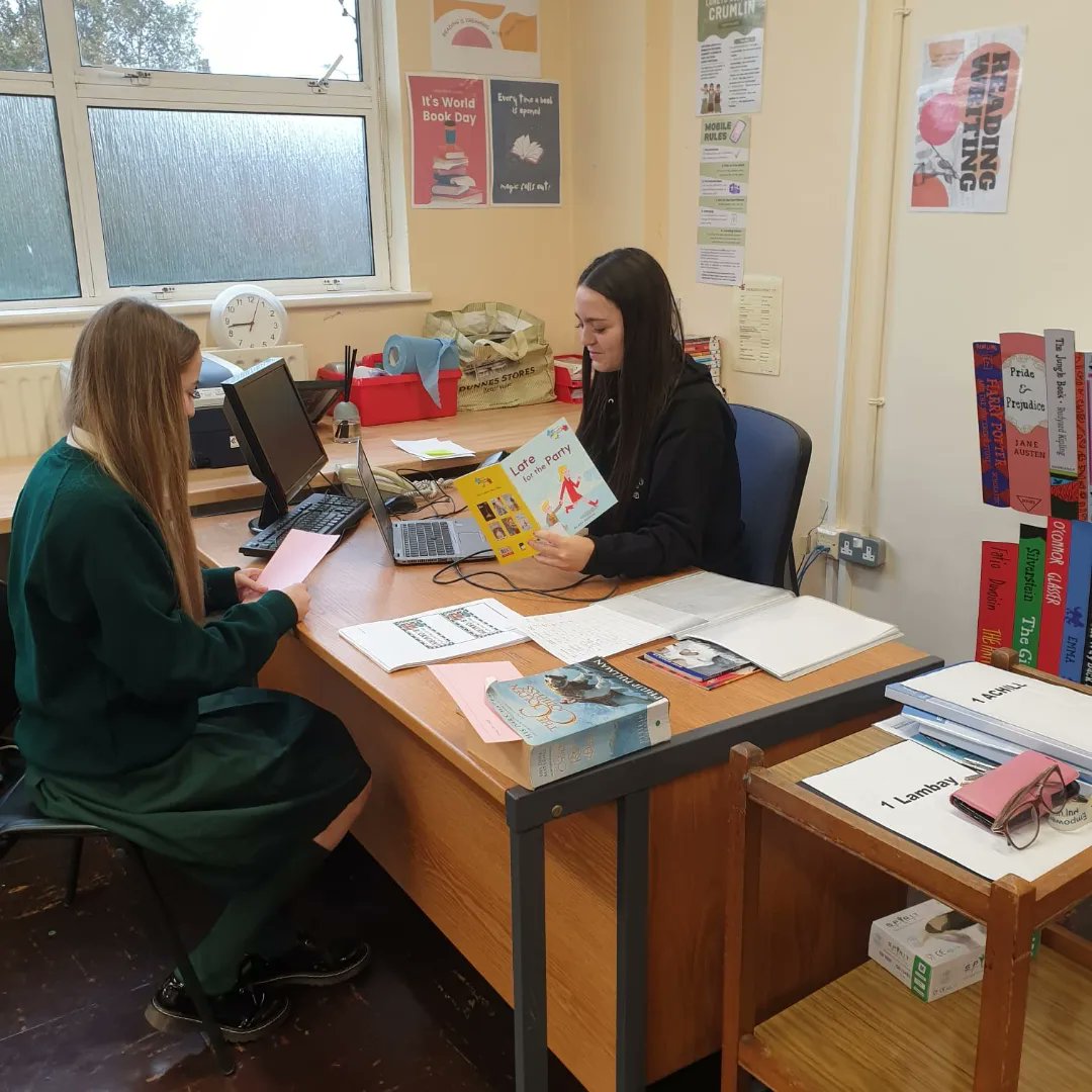 Loreto Crumlin on Twitter "Our library is back up and running again