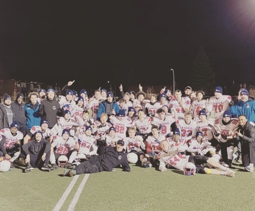ShaneBrown06's tweet photo. Thank you Kanata Knights football, my teammates, coaches and parents for supporting me through this season. The Kanata Knights are A cup and Inter-provincial Bowl champions‼️

Full season stats:
-38 TOT tackles
-17 PBUs 
-2 INT
-8 TKFL
-1.5 sacks

https://t.co/l3K5F7vdhF https://t.co/1PxWvtcXHn