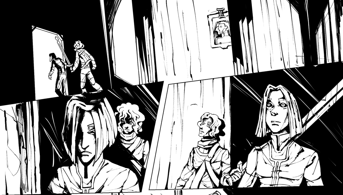 Some Panel inks of my Comics