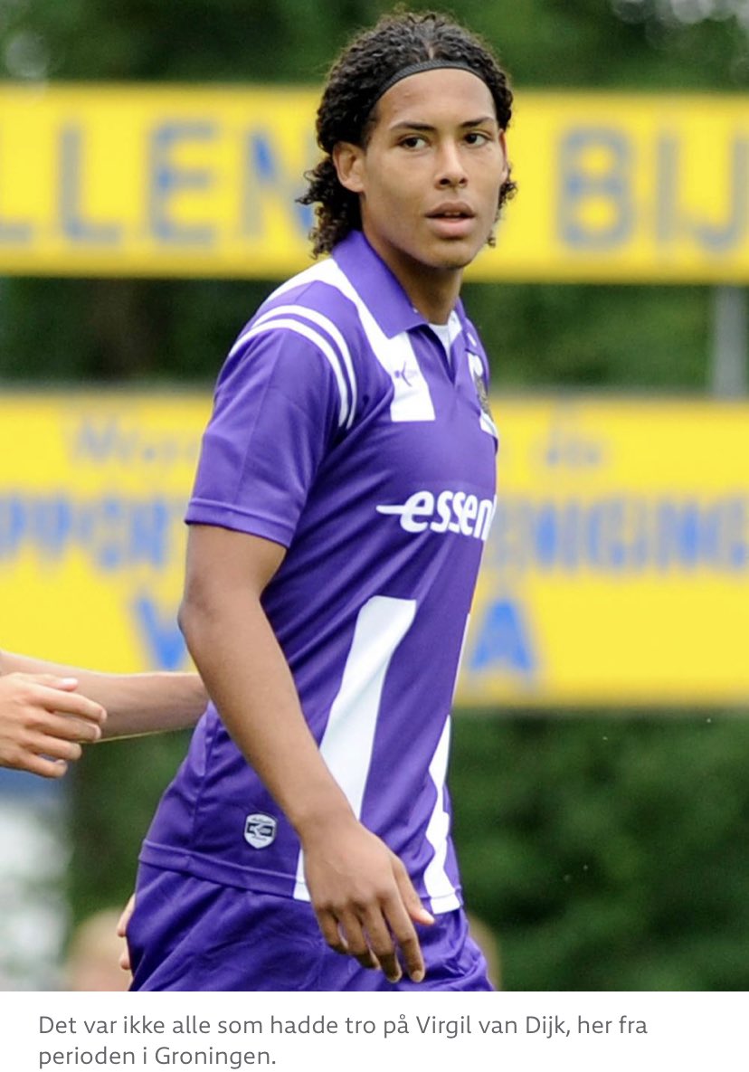 det var i Groningen-perioden at Virgil van Dijk liknet mest på Cecilia Brækhus tbh