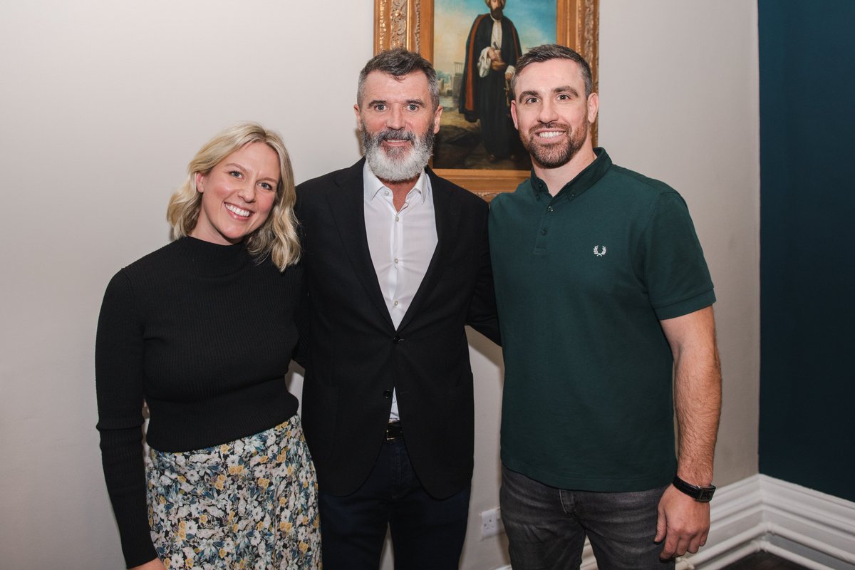 TykeMc's tweet photo. ✨DO MEET YOUR HEROES✨

Reflecting on a truly memorable night with Man United Legend Roy Keane.

So inspirational for all the young players at 
@WarringtonRLFC &amp; the young people from @WarringtonYZ to listen to.

He was an absolute gentleman &amp; it was honour to be in his company. https://t.co/QUVKq4P6VC