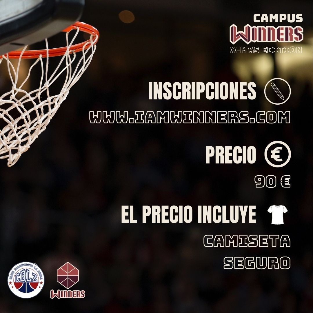 CB_LaZubia's tweet photo. ¡Grandes noticias! 

¡Está Navidad organizaremos junto a la gente de @i_am_winners un Campus de Tecnificación en Granada!

Más información ⬇️

https://t.co/cuEWhThzN5 https://t.co/UmhaRiNxff