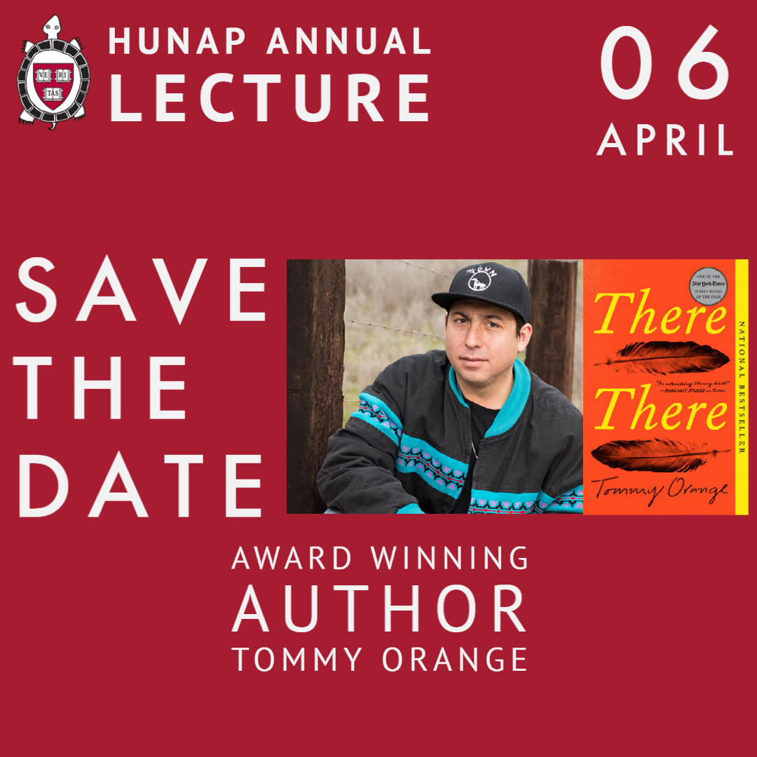 Save the date: April 6th, 2023

We are excited to announce our 2023 Annual Lecture speaker, Tommy Orange!

Award winning author Tommy Orange is an enrolled member of the Cheyenne and Arapaho Tribes of Oklahoma, and was born and raised in Oakland, California.