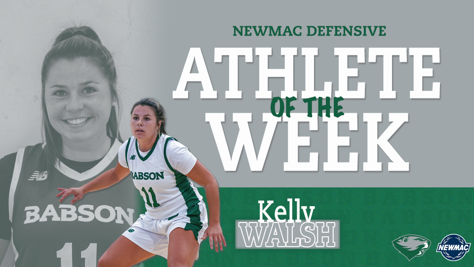 .@babsonwhoops' Walsh Tabbed NEWMAC Defensive Player of the Week: bit.ly/3Aynftk #GoBabo