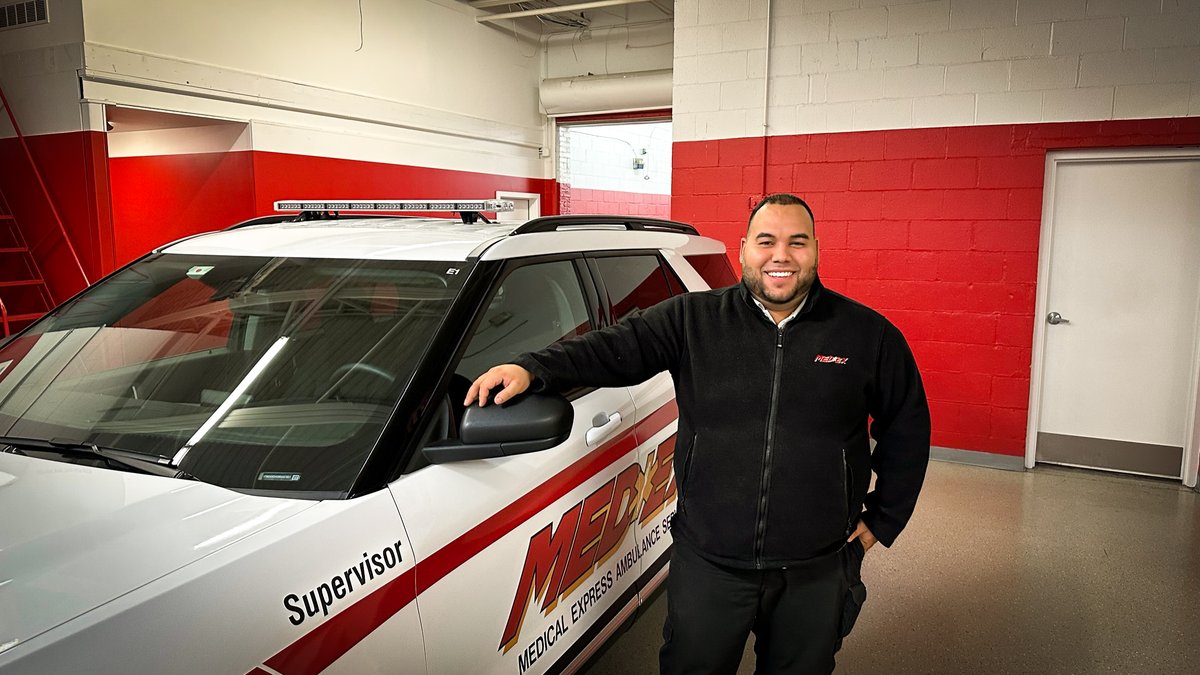 medexamb's tweet photo. EMT Eric Rodriguez was recently promoted to Operations Supervisor. Eric has been assigned to our Skokie station and has already been active in the field, meeting with and assisting our crews.
Please help us welcome Eric to his new role! https://t.co/KYgHpctkA5
