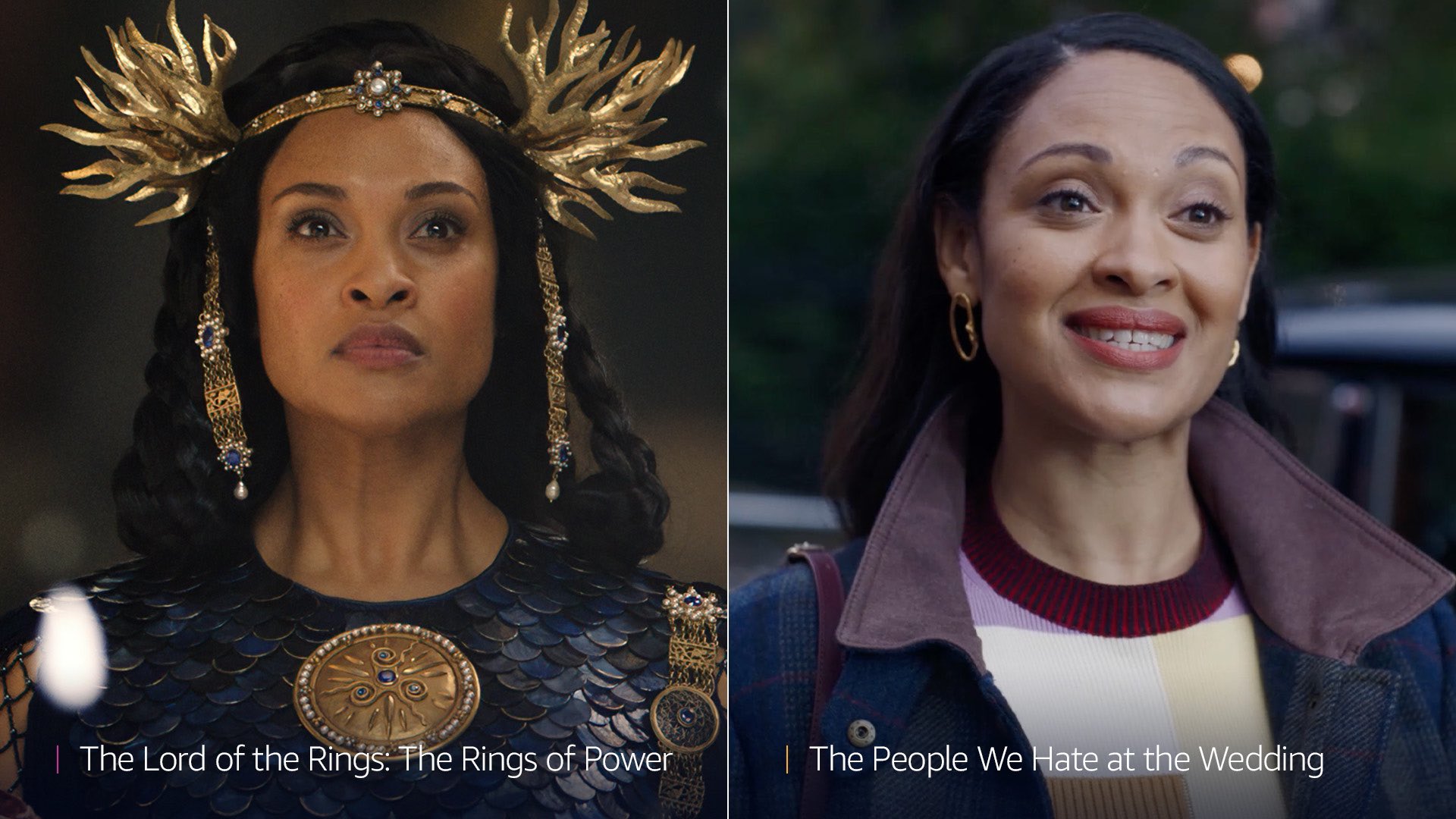 UK. Cynthia Addai-Robinson in (C) Studios new series : The Lord of  the Rings: The Rings of Power (2022) . Plot: Epic drama set thousands of  years before the events of J.R.R.