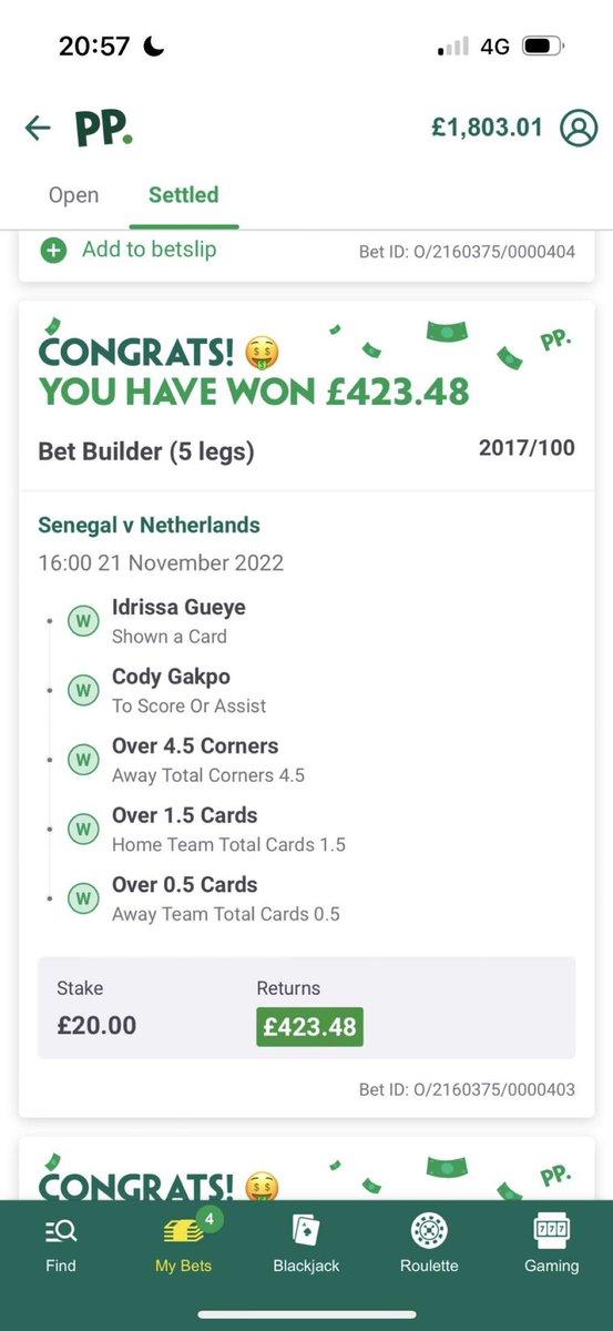 SevernJake's tweet photo. Easy days wage for me an my mate @baileythomas123 kid knows how to pick a bet builder https://t.co/FDMzyJk6Ju