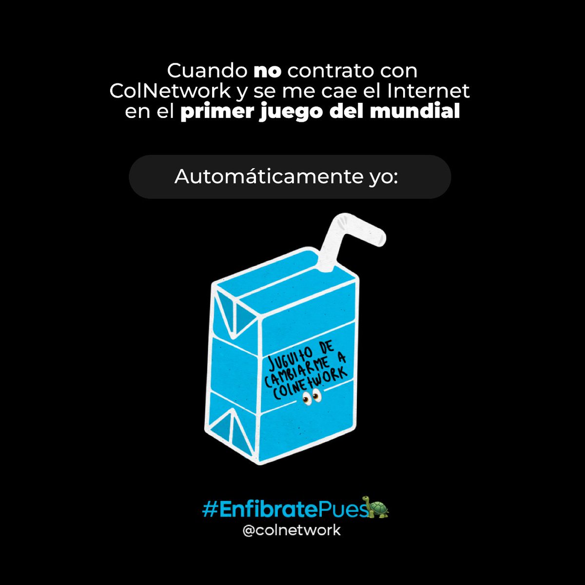 Perderte el mundial porque tienes un mal internet no es de cracks🥴 Cámbiate ahora al servicio que mantiene conectada a la ciudad🚀

¿Conoces nuestra promoción de instalación GRATIS? No lo pienses más ¡Comunícate con nosotros YA!

#EnfibratePues 
.
#qatar2022 #internet #venezuela