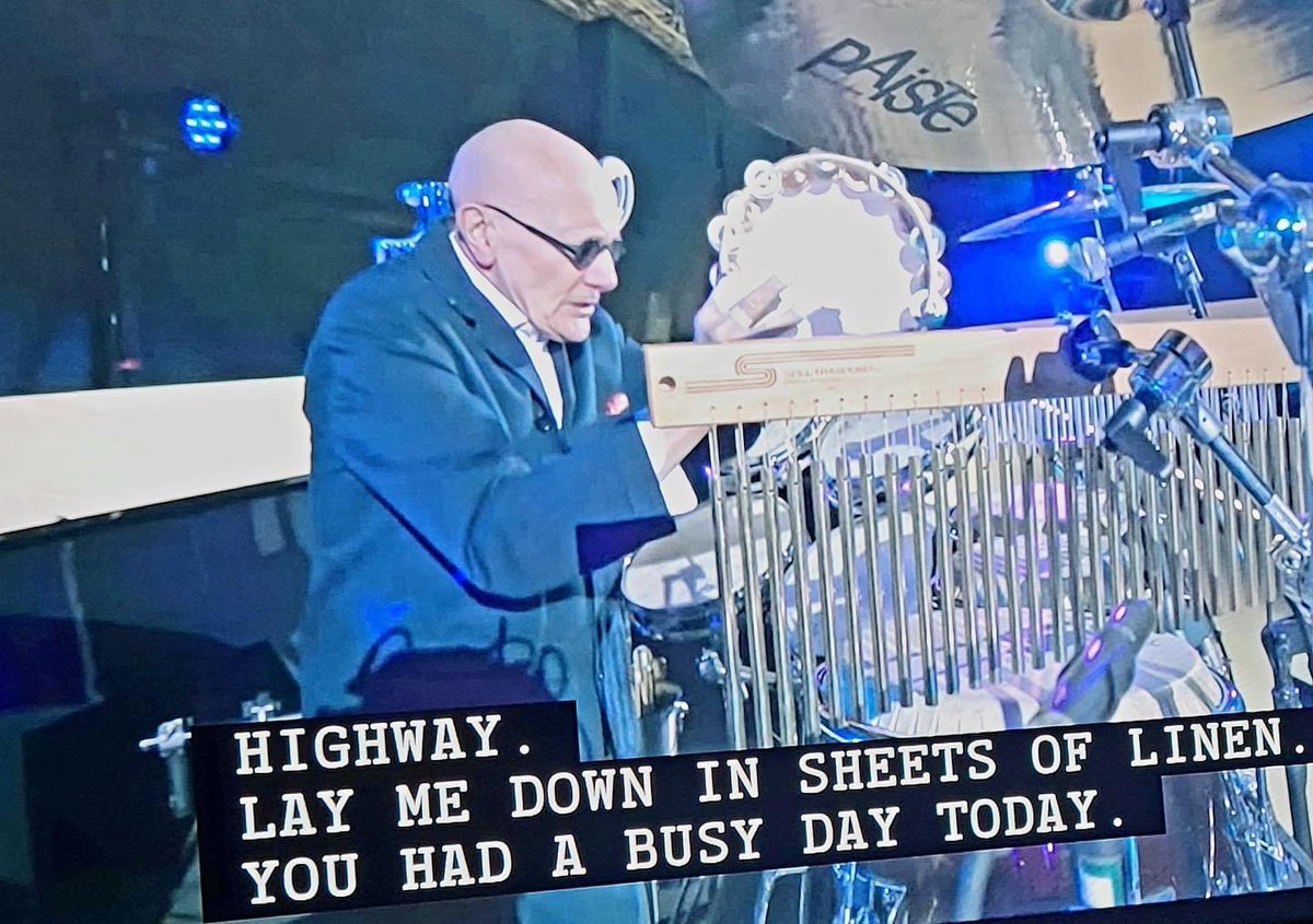 GroverProPerc's tweet photo. Checkout Grover Pro artist Ray Cooper playing his Grover tambourine last night with Sir @eltonofficial at the Dodgers Stadium!
#groverpropercussion #raycooper #sireltonjohn #groverprotambourine #spectrasound #groverprochimes #percussionist #rockandroll #groverprocommunity https://t.co/pQE2kfLFjs