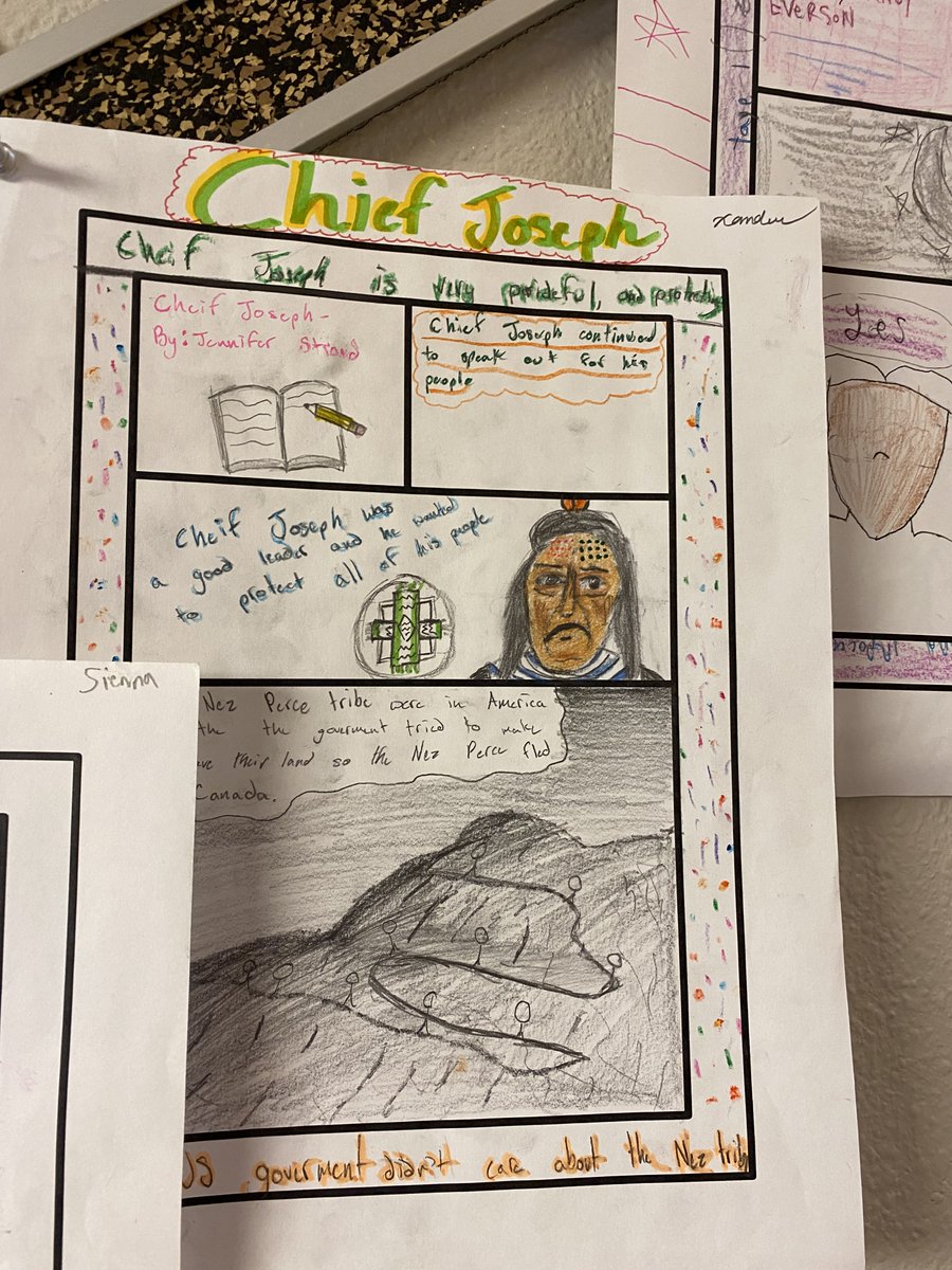 SVmountainlion's tweet photo. More of our Native American learning projects to share with you all! #APSLZ3 #NativeAmericanHeritageMonth https://t.co/7Og3YjuiEQ
