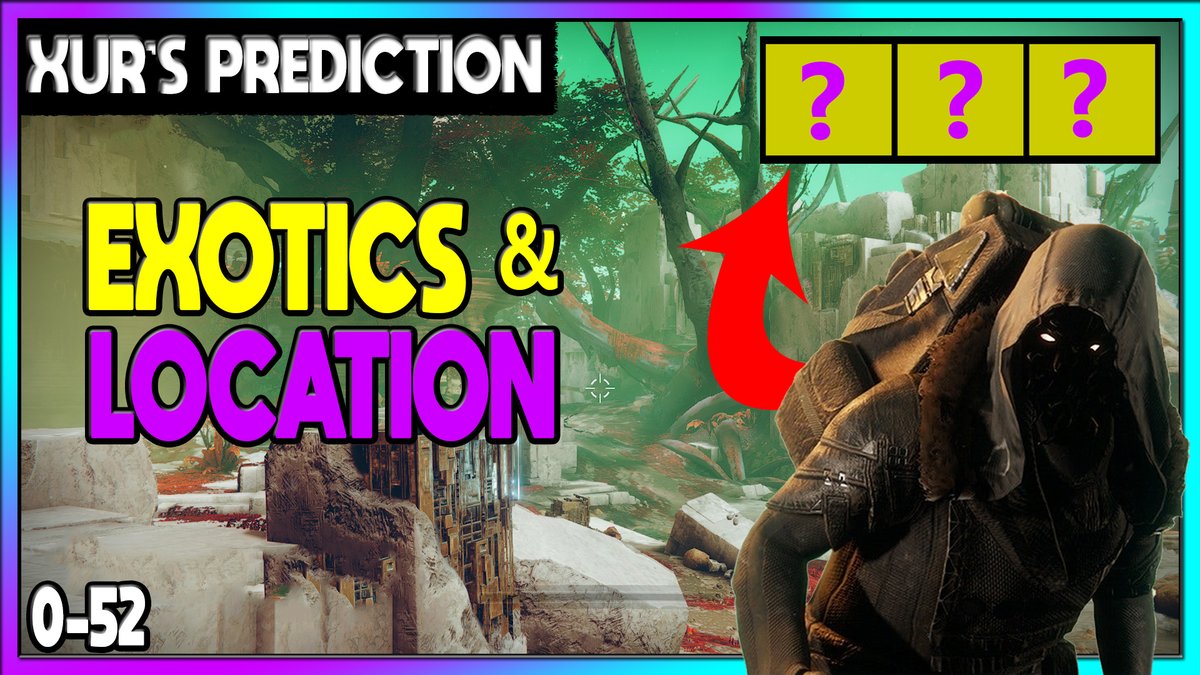 #Destiny2 Xur's Exotic Loot & Location | My Predictions What Xur Will B... youtu.be/iqxgHszpjpI via @YouTube #youtubegaming #youtube #bungie #gamingcommunity #gamingchannel #destiny2community #ContentCreator