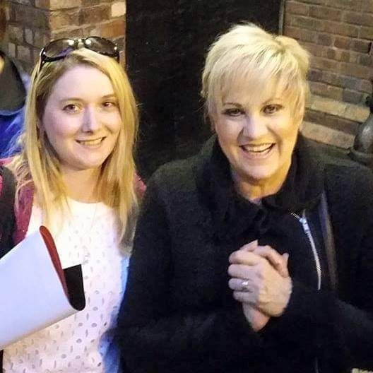 Happy birthday to Lorna Luft. Here I am with her in 2015. (Sarah)  