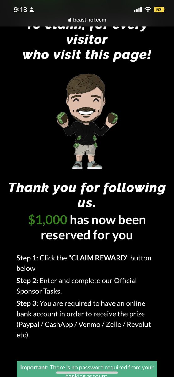 ChloAnna3's tweet photo. @MrBeast is this real? https://t.co/RJTSI3k745