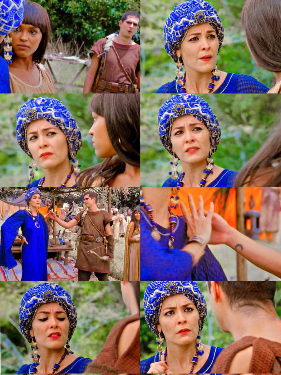 Si y tu mujer no levanta UN dedo en este campamento.
Mira eso, me obligó a cargar.

No no, déjame Ismael. Cuando veo lo que te hiciste en el brazo, parece que un animal se paró ahí.

GRACIAS ADRIANA POR SARA #Genesis