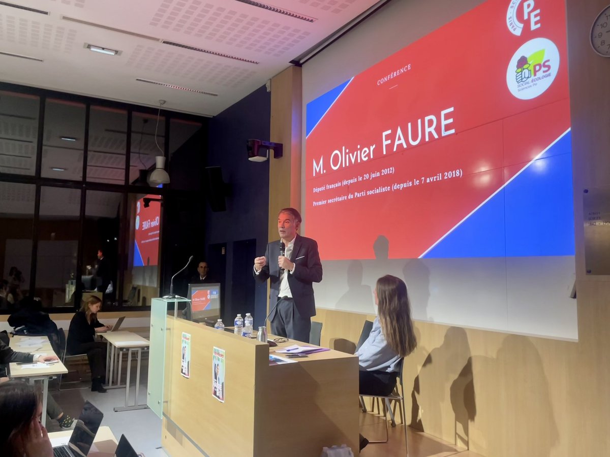 faureolivier's tweet photo. Après 10 ans de Macron, les Français chercheront l’alternative. C’est à nous de l’incarner et d’éviter ce que l’🇮🇹, la 🇵🇱, la 🇭🇺, la 🇸🇪 subissent. Engagez-vous !
Merci @PSSciencesPo pour cet échange sur l’avenir des socialistes et de l’union de la gauche et des écologistes. https://t.co/WQO4l86a52