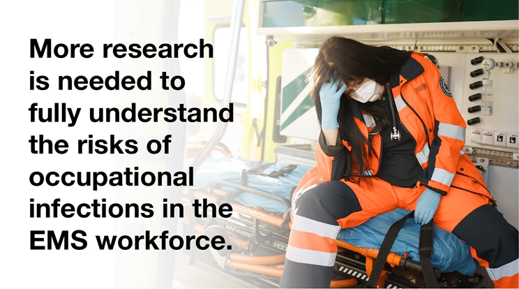 ebcBass's tweet photo. #COVID19 pandemic highlights the need for better understanding of ways to reduce risk of #infectiousdisease in Emergency Medical Service (#EMS) workers. Read the Johns Hopkins Evidence-based Practice Center’s report on infections in EMS workers! https://t.co/uFBmBJSmBa @AHRQNews https://t.co/25K6V1wTeZ