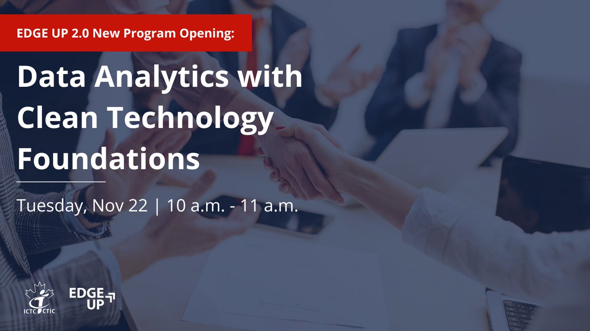 ICTC_CTIC's tweet image. ⭐ You could be the next success story of #edgeupyyc! 
There are only a limited # of seats for the new #EDGEUP 2.0 training streams offered by @SAIT. Join us on Nov 22 for a virtual session to learn more! @fsc_ccf_en 

Register 👉 bit.ly/3EQHhBH