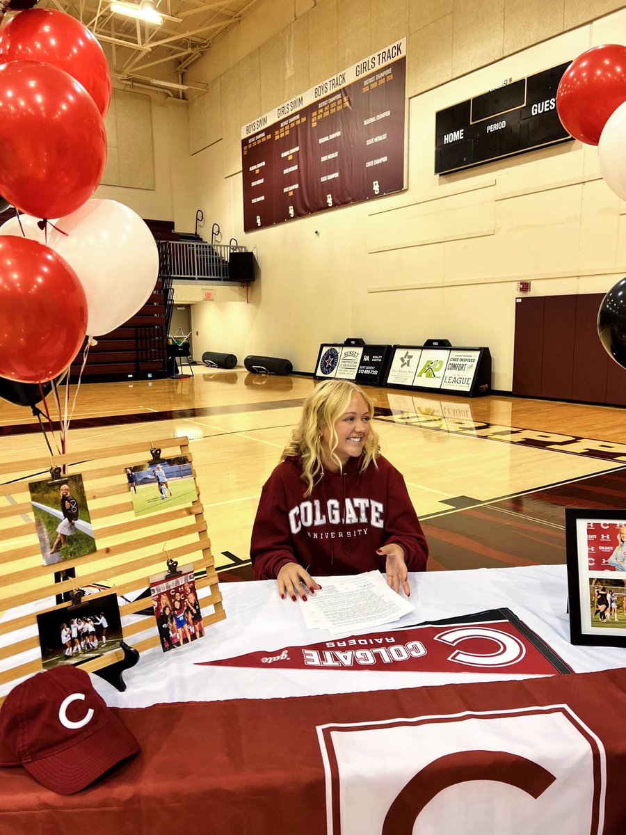 Officially official! Counting down the days🤍 <a href="/ColgateWSOC/">Colgate Women’s Soccer</a>