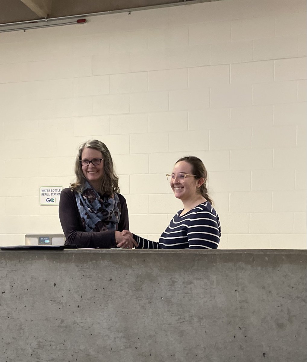 Congratulations to Erica Craddock on earning a W. D. Walters Teaching award recognizing her stellar work as a TA for the upper level pchem labs!! 🥳🥳🥳