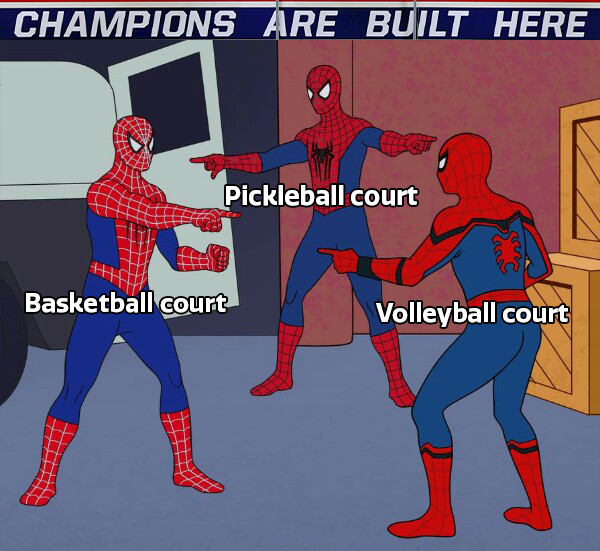 NSC_Sports's tweet photo. We're shouting it from the rooftops: the NSC Sports Expo is officially adorned with not one, not two, but SIX pickleball courts! 

Here's some details on our new pickleball program 🧵: https://t.co/SQRrePvZ1o