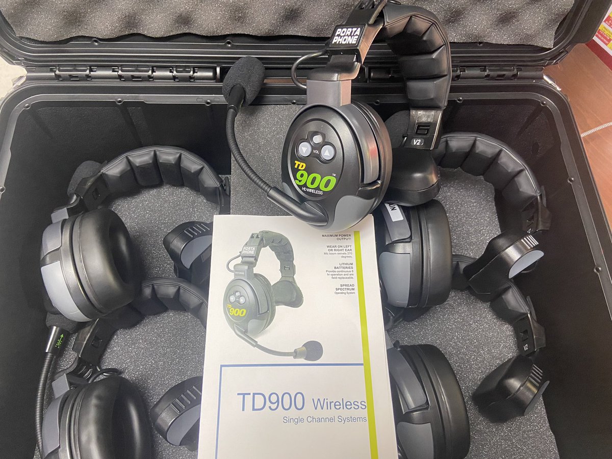 Coach Myers (@coachmyers873) on Twitter photo Excited to upgrade our <a href="/DCM_Football/">Dee-Mack Football</a> headsets to the <a href="/PortaPhone/">Porta Phone Co.</a> TD 900‼️
We appreciate the great customer service & quick shipping 🙏🏻 Excited to upgrade our <a href="/DCM_Football/">Dee-Mack Football</a> headsets to the <a href="/PortaPhone/">Porta Phone Co.</a> TD 900‼️
We appreciate the great customer service & quick shipping 🙏🏻