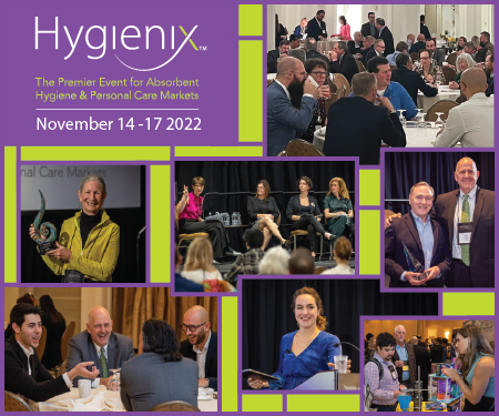 INDANonwovens's tweet photo. Thanks to 500 Absorbent Hygiene & Personal Care Professionals from 30 countries, across the supply chain for connecting, and participating, at INDA’s Hygienix™ conference! Full details. https://t.co/ti8mqy7crl #Recycling #Sustainability #Circularity #Periodproduct https://t.co/wxg8FTF2xR