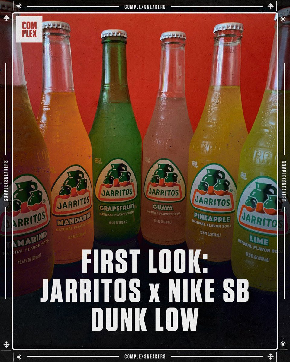 ComplexSneakers's tweet photo. First look: @Jarritos x Nike SB Dunk Low 🍊 https://t.co/kEAXOLhSMx
