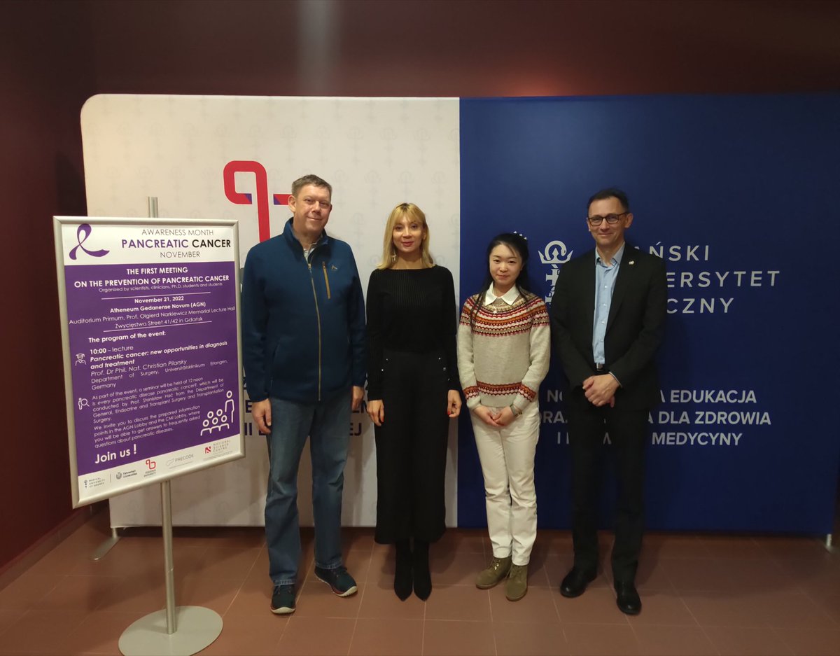 Shaoshan Mai (@shaoshanm) on Twitter photo #PancreaticCancerAwarenessMonth, the meeting is successful today, thank you very much for good lecture <a href="/CPilarsky/">Christian Pilarsky</a> 🌻 happy to get together and see you again.😄 #PancreaticCancerAwarenessMonth, the meeting is successful today, thank you very much for good lecture <a href="/CPilarsky/">Christian Pilarsky</a> 🌻 happy to get together and see you again.😄