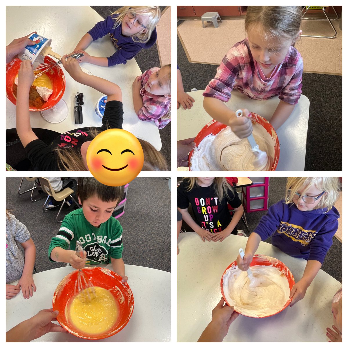 hartmankinder's tweet photo. My little chefs helped make pumpkin pies for our Thanksgiving treat! #APride https://t.co/JcxIgVimAU