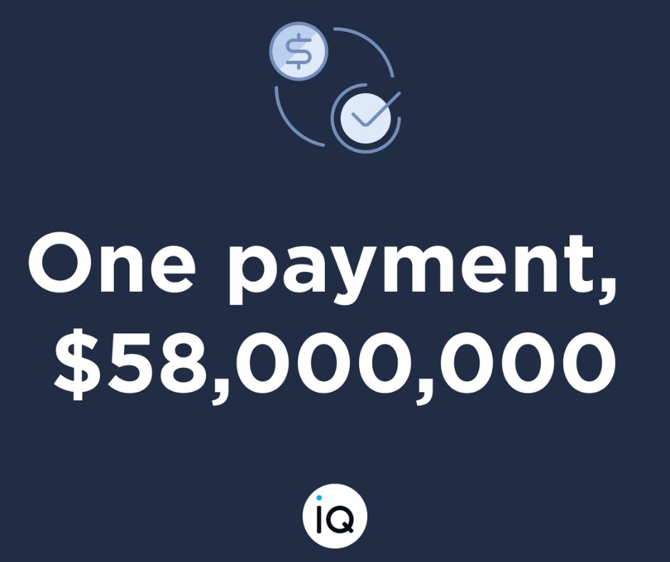 A record breaking day 📈 💸 🤑  One of our customers just made the largest B2B payment in Plastiq history with a credit card. The single transaction was a staggering $58,000,000. Excited to help customers keep business thriving. #B2Bpayments #workingcapital #cashflow