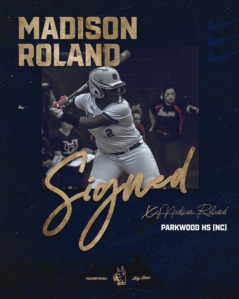 Welcome 2023 Infielder Madison Roland to the Big Blue squad. Excited for future Bluefield State Softball building our brand.