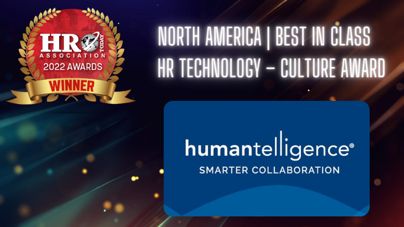 HROToday's tweet photo. Join us in congratulating @humantelligence for winning the 2022 HRO Today Association| North America Best in Class, HR Technology –Culture award!

#HRLeader #award #Congrats https://t.co/pOTK6KsIAi