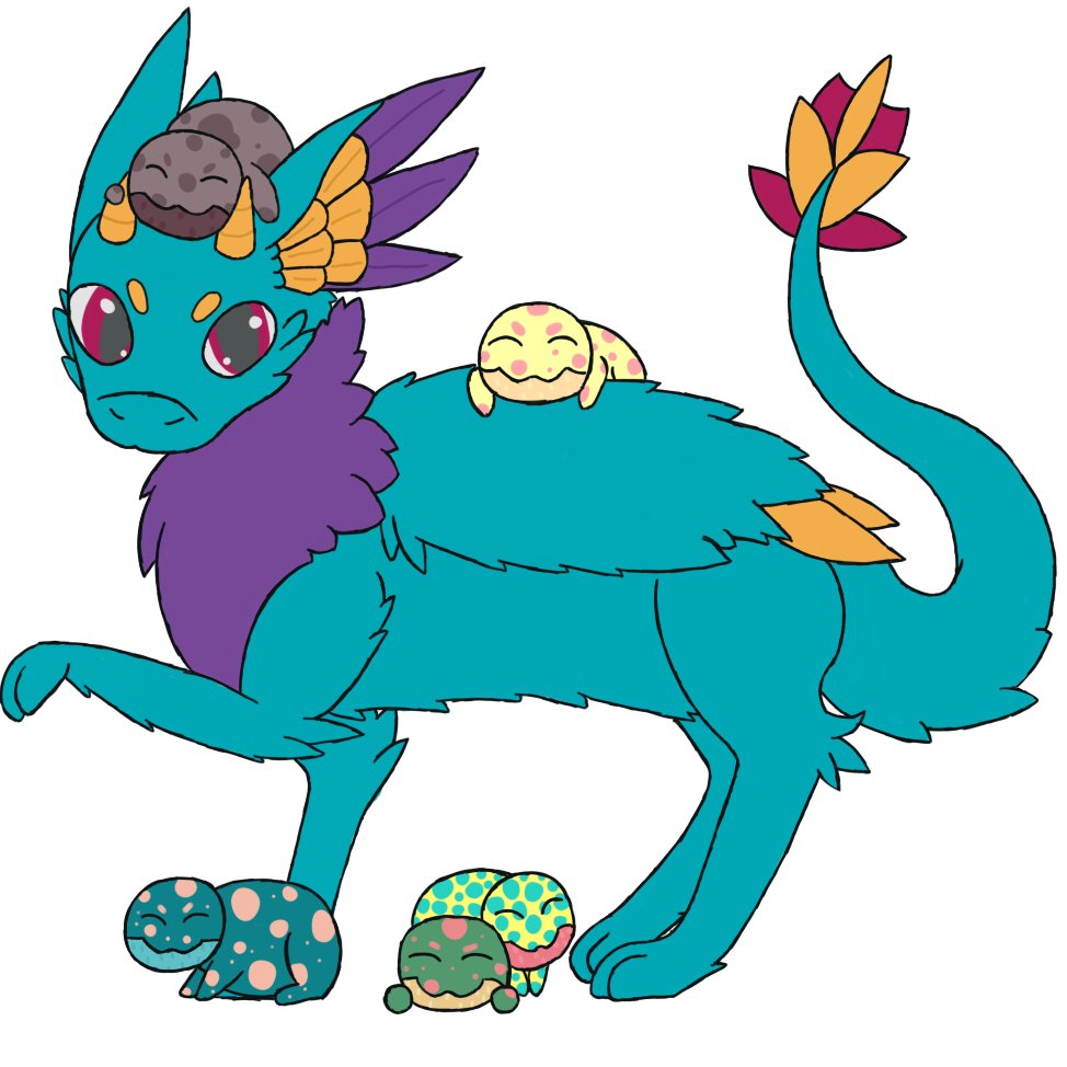 AlienStrayArt's tweet photo. This is Swoop! He's my first character on #PaintedRelics
I love him and his 7(5 here, two not pictured) Gribble children! https://t.co/4dyrxtIWel