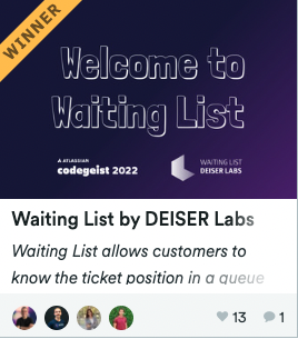Gmfdsr's tweet image. Happy to see our #DEISERLab team by @deiser received two prizes at #codegeist2022 :-) Our first #Forge app.
Thank you #DEISERTeam, and as @leodmurillo our proud Head of Product said: 'An amazing year'. Cloud Migrator Awar for #Projectrak and now these two ones for Waiting List.